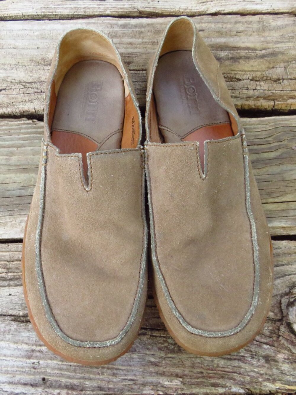 Mens Borne size 12 medium width Suede leather shoes